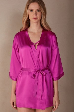 Intimissimi Silk Kimono Roze | SBEVO45334